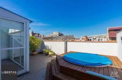 Cobertura 1 dorm à venda rua vicente da fontoura, santana - porto alegre