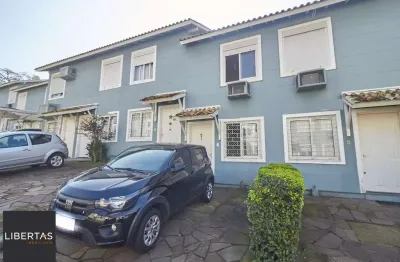 Casa sobrado em condomínio fechado no alto petrópolis de 2 dormitórios e vaga