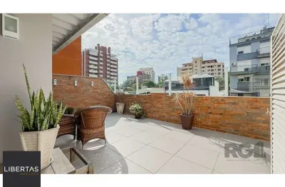 Cobertura de 3 quartos, suíte e 1 vaga de garagem no bairro petrópolis em poa/rs