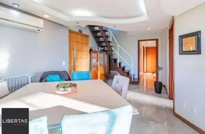 Cobertura semimobiliada 3 quartos com 2 vagas de garagem à venda