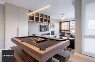 Apartamento garden com 118m², com 2 dormitórios, 2 suítes, lavabo, churrasqueira