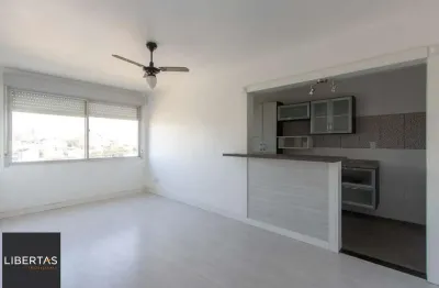 Apartamento semimobiliado à venda no bairro cristal, 2 dormitórios, 2 banheiros,