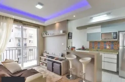 Apartamento de 3 dormitórios, 1 suíte e 2 vagas de garagem cobertas.