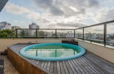 Vende-se cobertura com 3 quartos (1 suíte), piscina privativa, 202m² e 2 vagas -