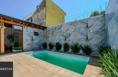 Casa semi mobiliada com churrasqueira e piscina no bairro ecoville