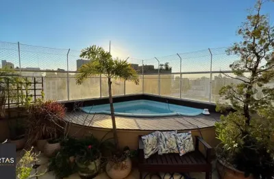 Cobertura duplex com piscina privativa, lareira e vista exclusiva