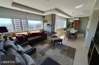 Apartamento mobiliado com 03 dormiórios, transformado em 02 e 02 vagas de garage