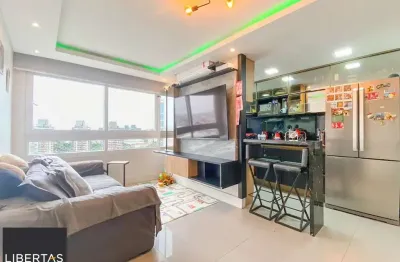 Apartamento semimobiliado, andar alto, com vista perene – Jardim Lindóia