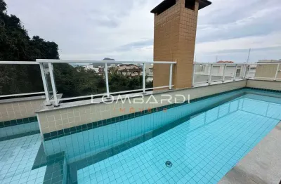 Apartamento na área nobre da praia grande com vista para mata