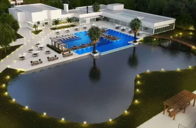 Terreno à venda no condomínio  reservas do lago , nova santa rita