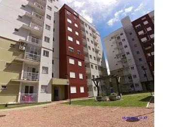 Apartamento 2 dormitórios c sacada fechada e vaga coberta - fatima - canoas