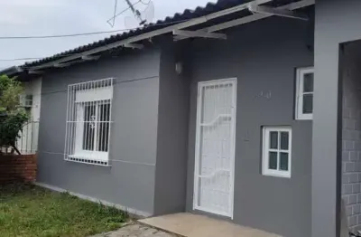 Casa de alvenaria  c 3 dormitórios e anexo c churrasqueira no 5 colônias canoas