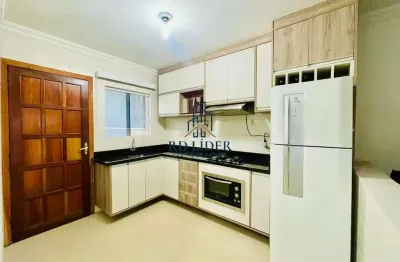 Sobrado com 2 quartos 1 sendo uma suíte  à venda no sítio cercado – 120 m², suíte com sacada e espaço gourmet