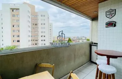 Lindo apartamento semi mobiliado com 2 quartos sendo um com suite  vaga de garagem ampla coberta e privativa e com sacada e churrasqueira – próximo ao shopping palladium  localizado no bairro novo mun
