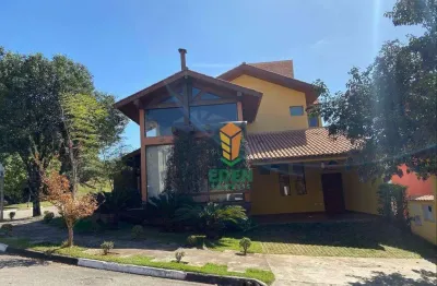 Casa com 3 suítes, sendo uma master, 5 banheiros, garagem para 5 carros, à venda no condomínio residencial aldeia da mata, votorantim/sp