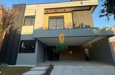 Casa com 3 suítes, 5 banheiros, garagem para 4 carros, à venda no condomínio aldeia da mata, votorantim/sp