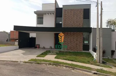 Casa com 3 suítes, 4 banheiros, garagem para 4 carros, à venda no condomínio terras de são francisco, cajuru do sul, sorocaba/sp