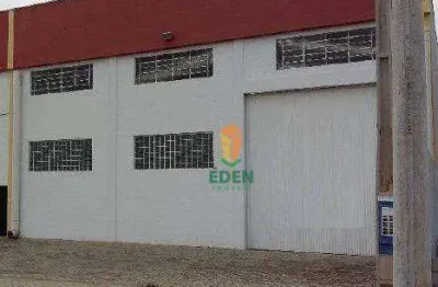 Galpão industrial com 750 metros quadrados, pé direito de 7m, para locação na avenida paraná, cajuru do sul, sorocaba/sp
