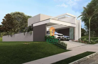 Casa de alto padrão com 3 suítes, 5 banheiros, garagem para 4 carros, à venda no condomínio residencial renaissance, sorocaba/sp