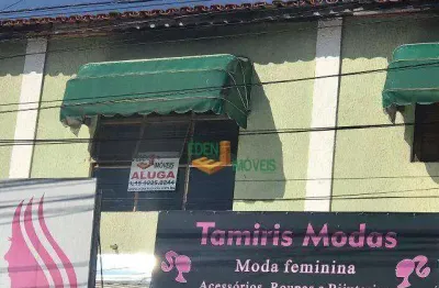 Sala comercial com 13 metros quadrados, banheiro social e cozinha com armários, para locação na rua salvador leite marques, éden, sorocaba/sp