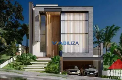 Sobrado com 4 dormitórios à venda, 294 m² por r$ 3.450.000,00 - residencial real park - arujá/sp