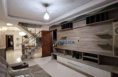 Sobrado com 3 dormitórios à venda, 170 m² por r$ 750.000,00 - jardim santa bárbara - guarulhos/sp