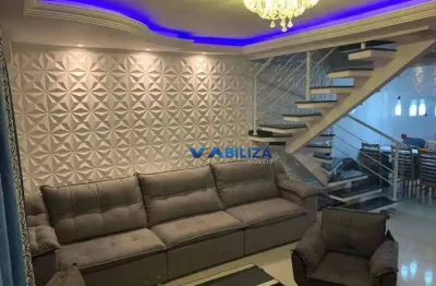 Sobrado com 3 dormitórios à venda, 144 m² por r$ 799.000,00 - jardim giovana - guarulhos/sp