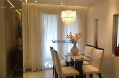 Apartamento com varanda gourmet - 58 metros - 2 dormitórios sendo 1 súíte - 1 vaga - guarulhos