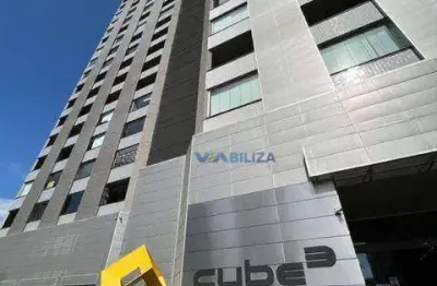 Sala comercial 37 metros - cube office - andar alto - r$399.000