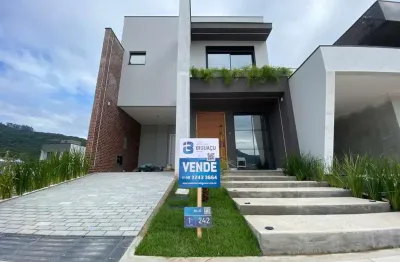 Casa em condomínio fechado com 3 quartos à venda em deltaville, biguaçu  por r$ 1.199.000