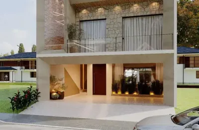 Casa em condomínio fechado com 5 quartos à venda em deltaville, biguaçu  por r$ 1.747.000