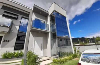 Casa em condomínio fechado com 3 quartos para alugar em deltaville, biguaçu  por r$ 7.000