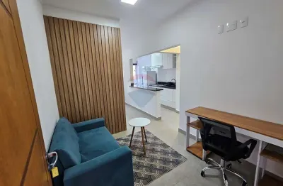 Viva com conforto e modernidade: studio mobiliado e decorado para locação no coração de jaguariúna!