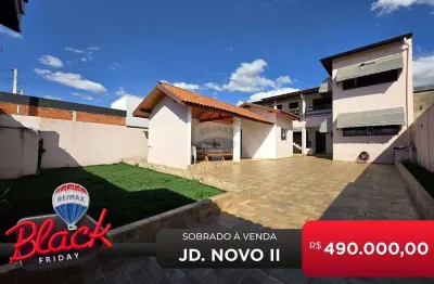 Casa/sobrado à venda em mogi guaçu/sp - jardim novo ii – 3 quartos (1 suíte)
