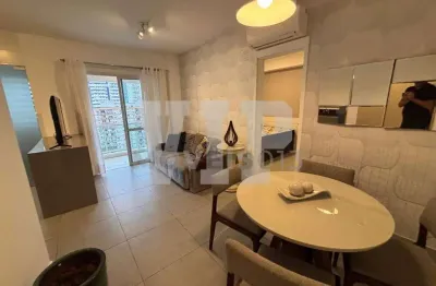 Apartamento moderno e totalmente mobiliado – 47m² | 1 dormitório suíte | boqueirão – santos