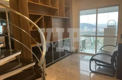 Apartamento Duplex 2 suítes e 2 vagas de garagem para locação em Santos