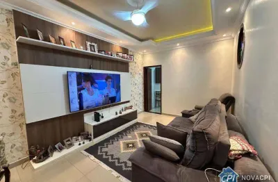 Casa á venda em praia grande com 2 quartos no bairro campo da aviação