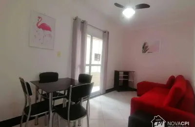 Apartamento para venda mobiliado na praia grande com 1 quarto