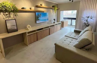Apartamento com 105m² e 3 quartos na guilhermina em praia grande/sp