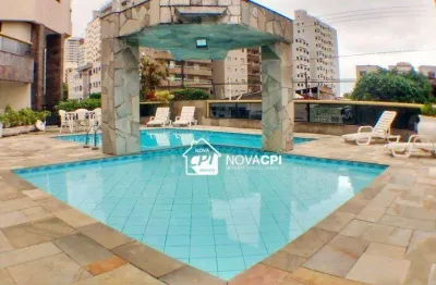 Apartamento com 3 dormitórios à venda aviação - praia grande/sp