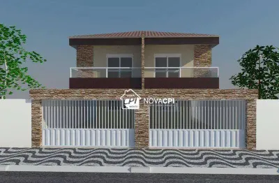Sobrado à venda, 135 m² por r$ 1.500.000,00 - vila guilhermina - praia grande/sp