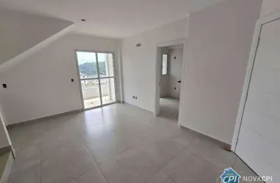 Cobertura com 2 quartos para  venda no canto do forte praia grande/sp