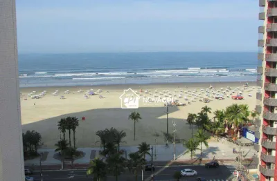 Apartamento com vista para o mar, com 2 quartos à venda na vila guilhermina praia grande/sp