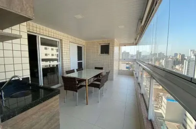 Apartamento à venda, 158 m² por r$ 1.350.000,00 - vila guilhermina - praia grande/sp