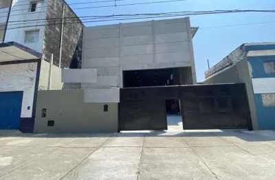 Galpão para alugar, 800 m² por r$ 27.000,00/mês - macuco - santos/sp