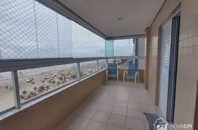 Apartamento frente para o mar em praia grande 03 quartos lazer completo