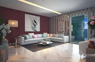 Apartamento com 2 quartos à venda no boqueirão praia grande/sp
