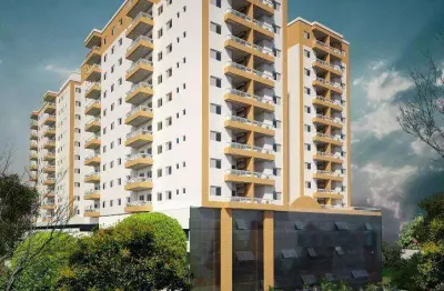 Apartamento com 2 quartos boqueirão em praia grande/sp