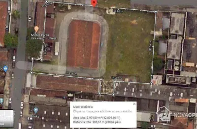 Terreno comercial para alugar na Rua Xavier Pinheiro, Vila Mathias, Santos