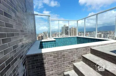 Cobertura com 3 quartos vila guilhermina em praia grande/sp